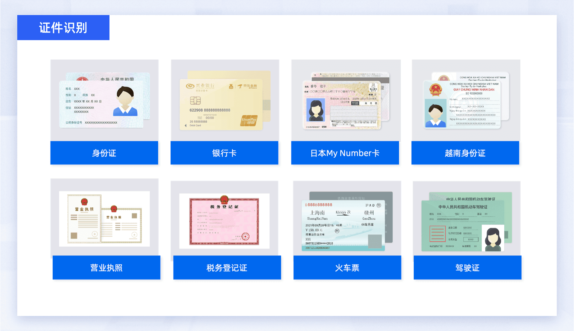 证件识别